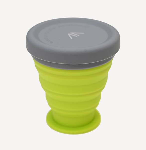 Стакан складной GORAA Silicone Cup 0.2L (GreenGrass/Grey; 200мл)